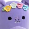 A cute purple bat doll with a colorful little flower decoration on its head is a fun fabric ornament for children's gifts and collectibles Application Scenario